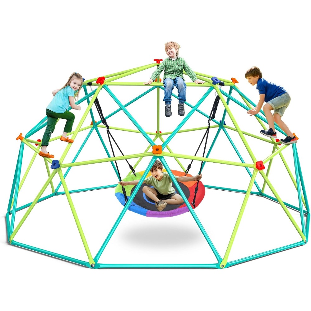 ABD Yerel Stok 10ft Tırmanma K - Kids Outdoor Climbing Dome incelemesi ve fiyatı