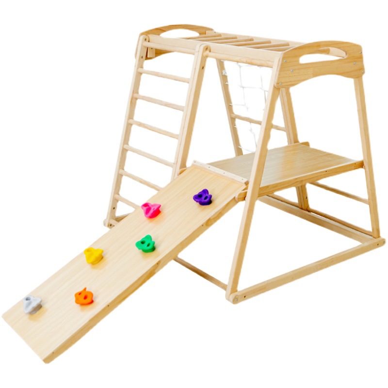 Kids Outdoor Jungle Gym With Slide - Orman Oyun Parkı Çocuklar İçin Açık