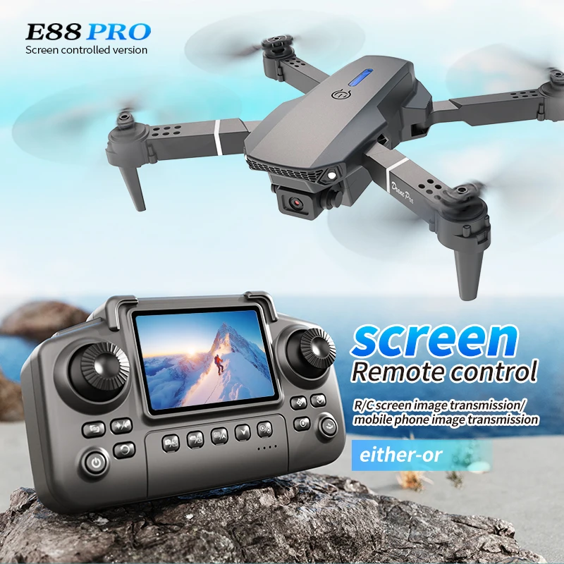 Kids Outdoor Play Equipment - Profesyonel E88 PRO Drone ekranlı 8K