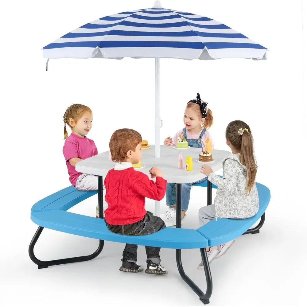 8 Kişilik Çocuk Piknik Masası, - Kids Outdoor Bench incelemesi ve fiyatı