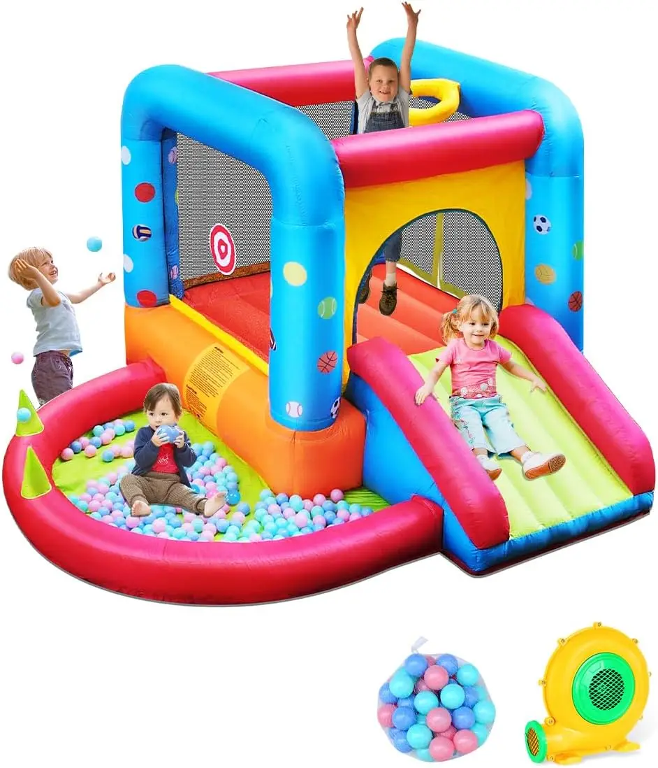 Kids Outdoor Jump House - Step4Fun Şişme Oyun Evi, Çocuklar İçin