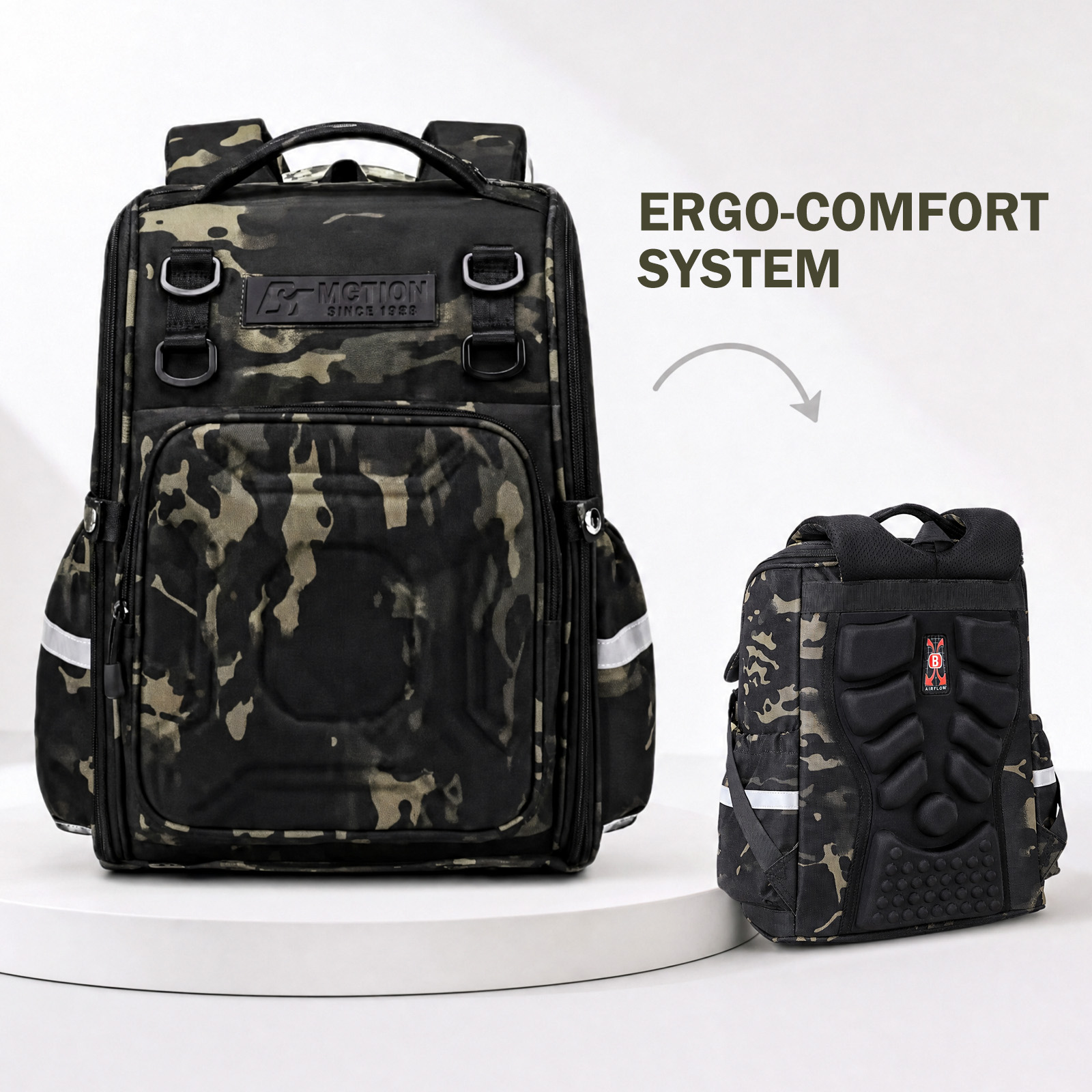 Kids Outdoor Backpack - Çocuklar için Yeni Kamuflaj Taktik Sırt