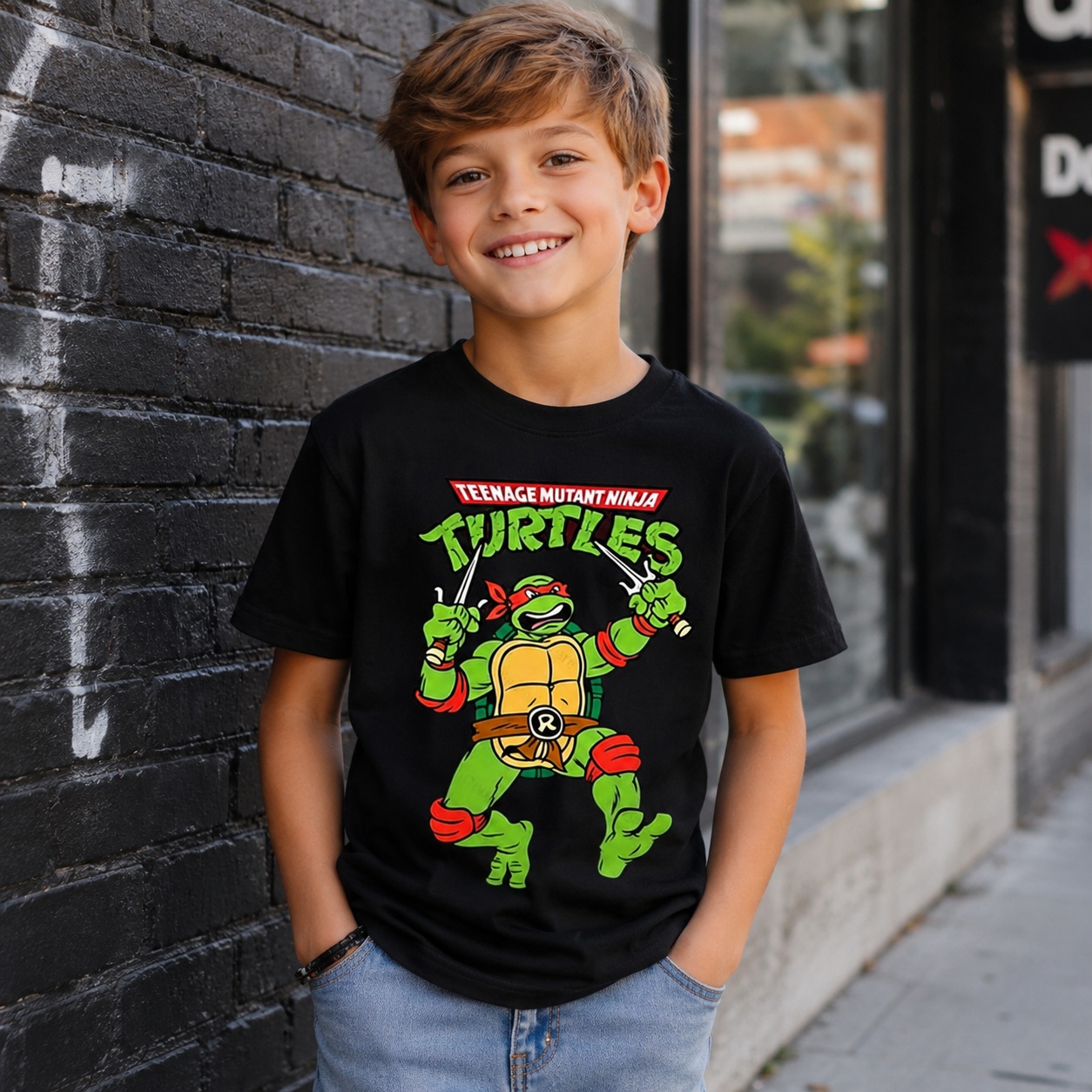 Kids Outdoor Ninja - Teenage Mutant Ninja Turtles Raphael Baskı