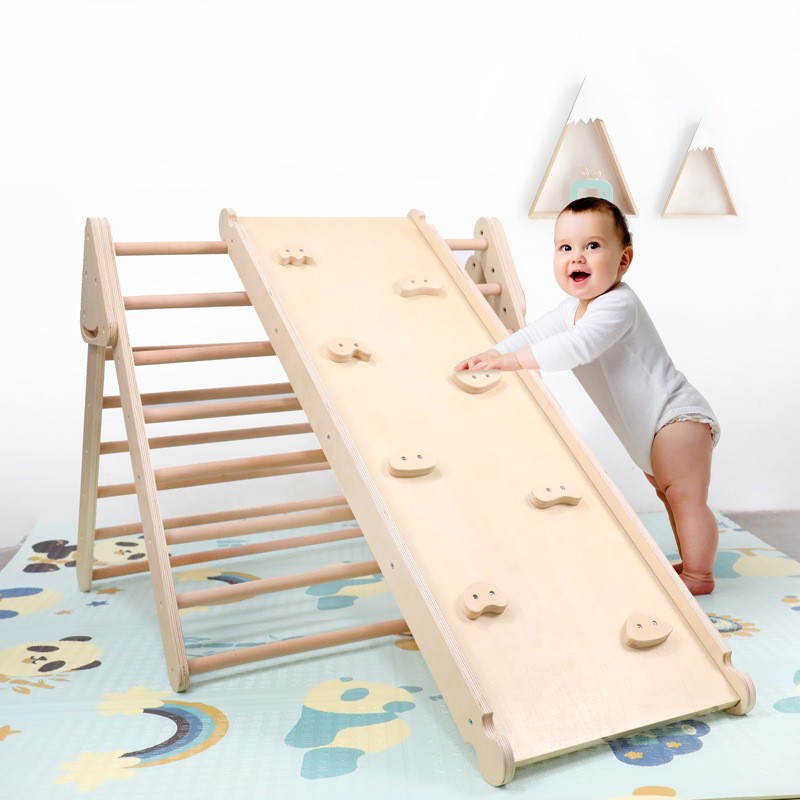 Açık Hava Ahşap Büyük Boy Oyun - Kids Outdoor Jungle Gym With Slide incelemesi ve fiyatı
