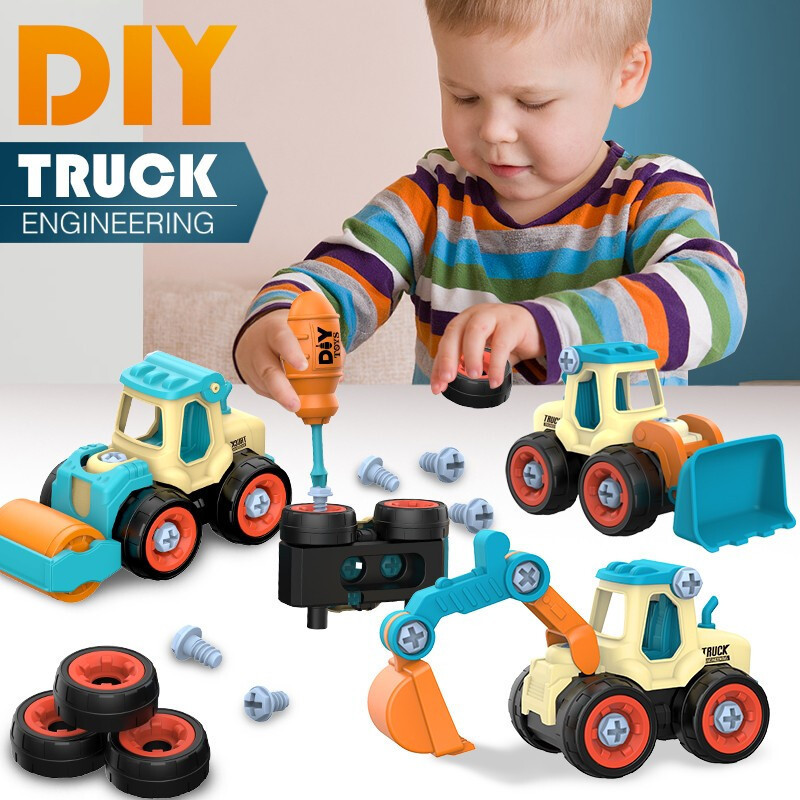 Kids Outdoor Digger - Somun Sökme Yükleme Boşaltma Mühendislik Kamyon