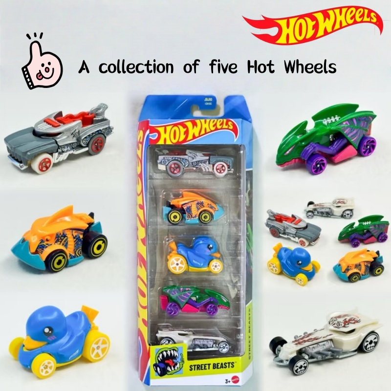 Hot Wheels Car Track Sets - Hotwheels Alaşım Küçük Koşu Araba Beşli