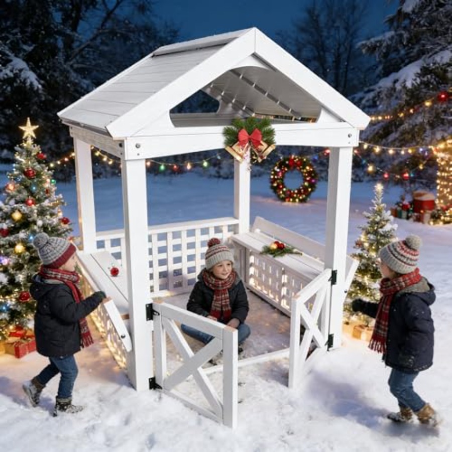 Kids Outdoor Bench - 2-8 Yaş Arası Çocuklar İçin Ahşap