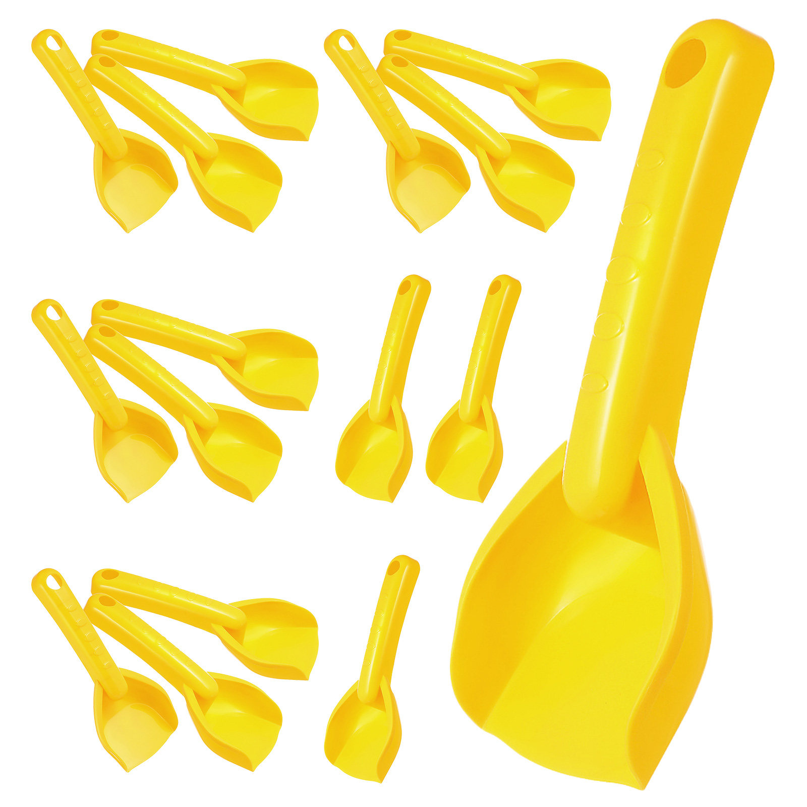 Kids Outdoor Digger - 16 Parça Mini Plastik Çocuk Kum