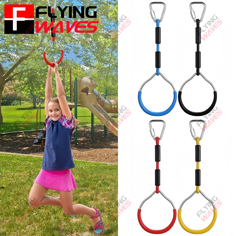 Kids Outdoor Ninja - Çocuklar Asılı SPOR Halkası Salıncak Tırmanma