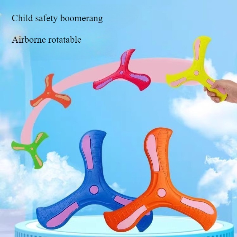 Outdoor Toys For Kids - Çocuk Bumerang Yumuşak Üç yapraklı Çapraz