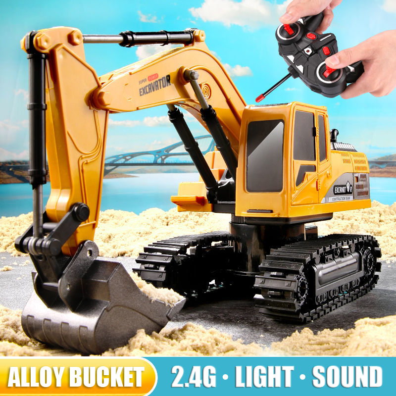 Kids Outdoor Digger - RC Ekskavatör 2.4 Ghz 6 Kanal