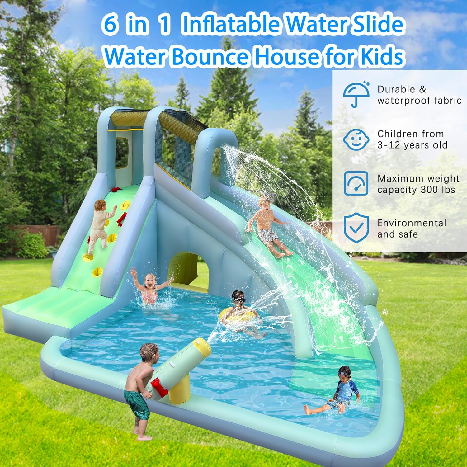 6'sı 1 Arada Şişme Çocuk Oyun  - Kids Outdoor House incelemesi ve fiyatı