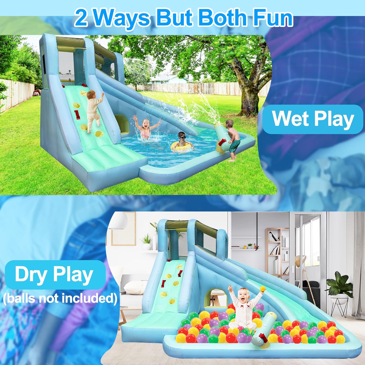6'sı 1 Arada Şişme Çocuk Oyun  - Kids Outdoor House incelemesi ve fiyatı