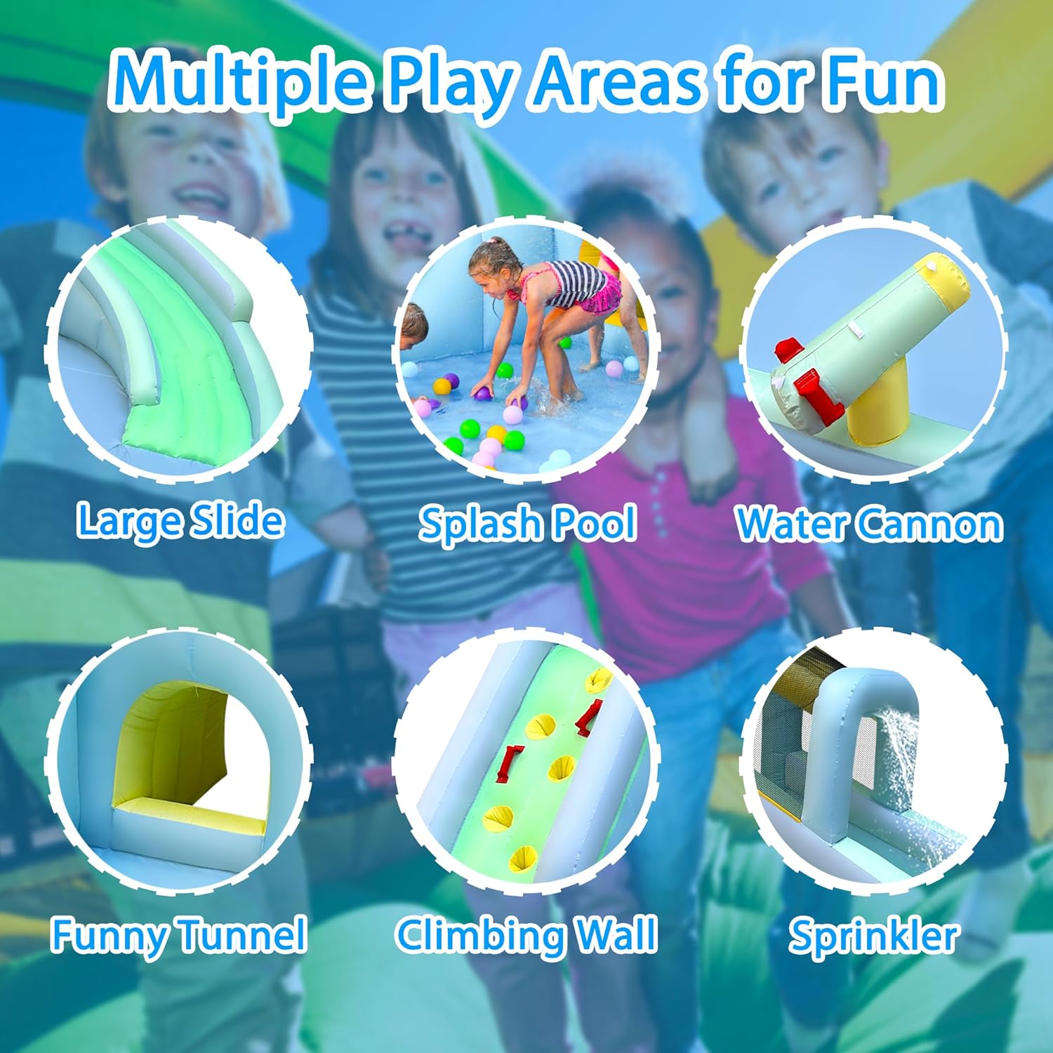 6'sı 1 Arada Şişme Çocuk Oyun  - Kids Outdoor House incelemesi ve fiyatı