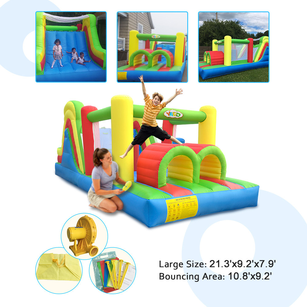 Çocuklar için Renkli Şişme Oyu - Kids Outdoor Jump House incelemesi ve fiyatı