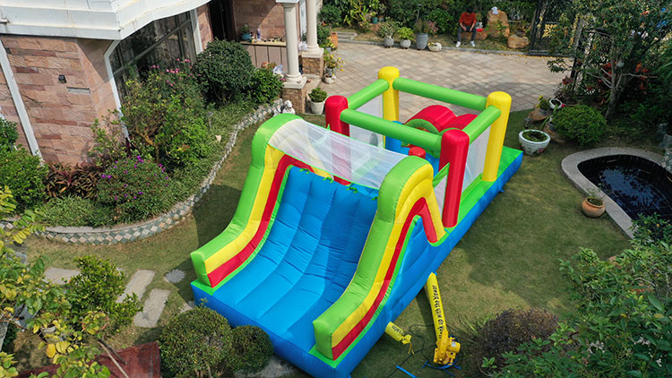 Çocuklar için Renkli Şişme Oyu - Kids Outdoor Jump House incelemesi ve fiyatı