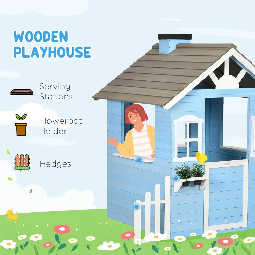 Çocuklar İçin Oyun Evi Açık Ha - Kids Outdoor Playhouse incelemesi ve fiyatı