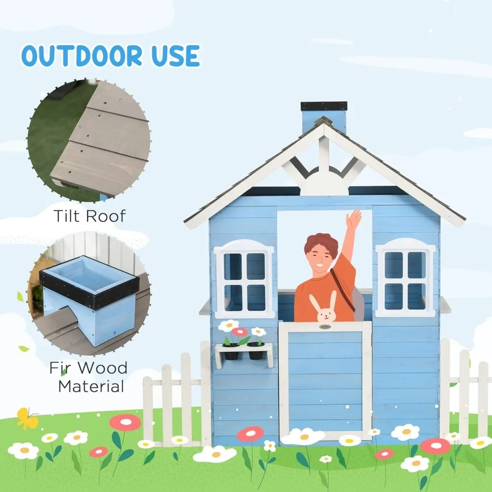 Çocuklar İçin Oyun Evi Açık Ha - Kids Outdoor Playhouse incelemesi ve fiyatı