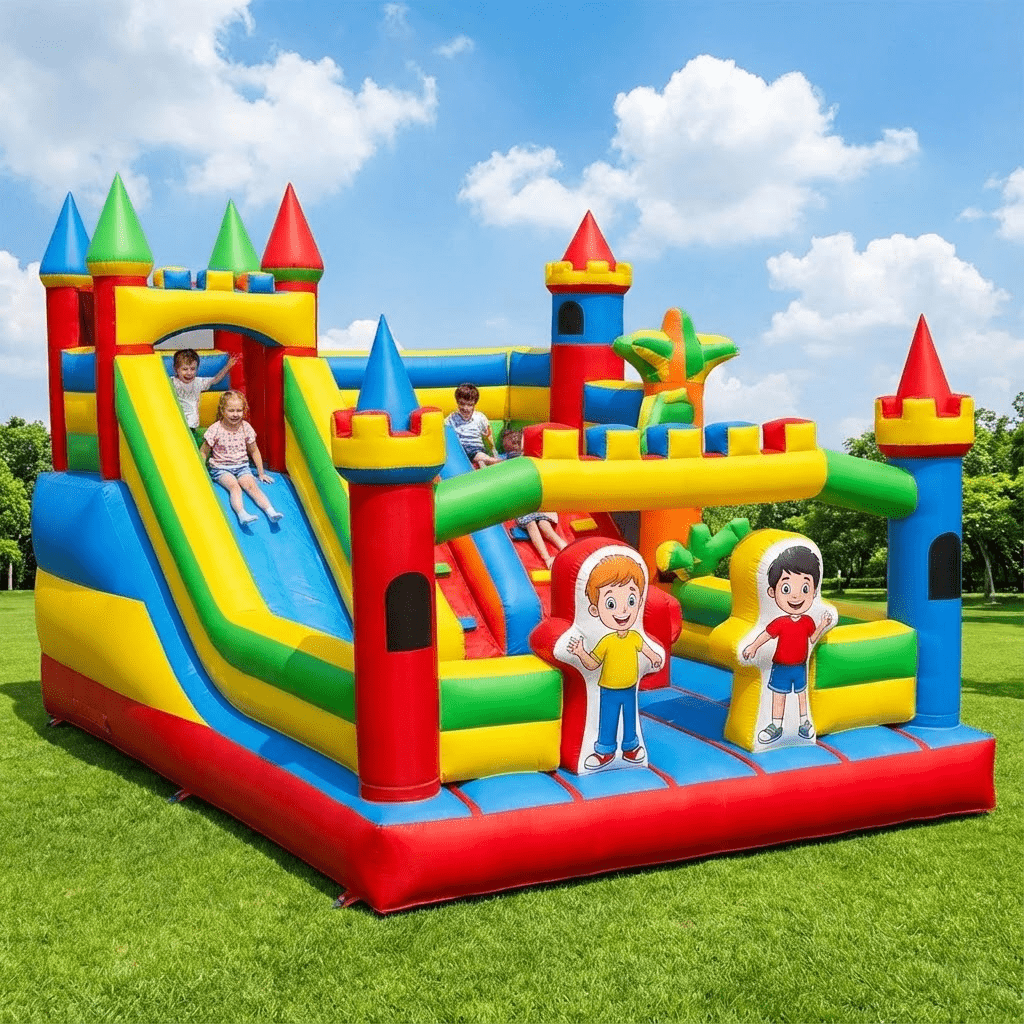 Özelleştirilmiş Ağır Hizmet Ti - Kids Outdoor Jump House incelemesi ve fiyatı