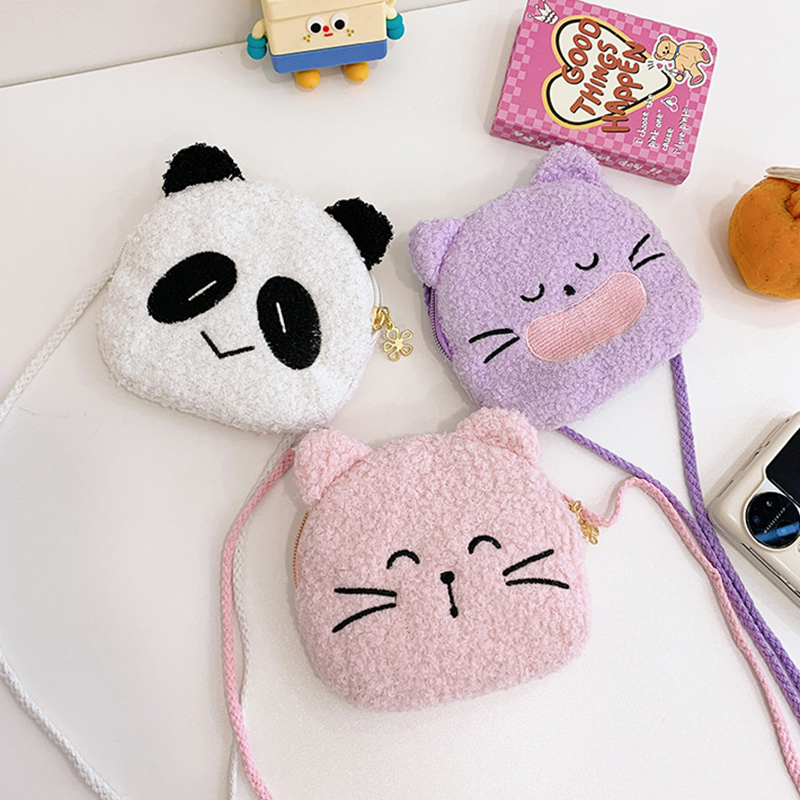 Karikatür Kedi Panda Peluş omu - Kids Outdoor Backpack incelemesi ve fiyatı
