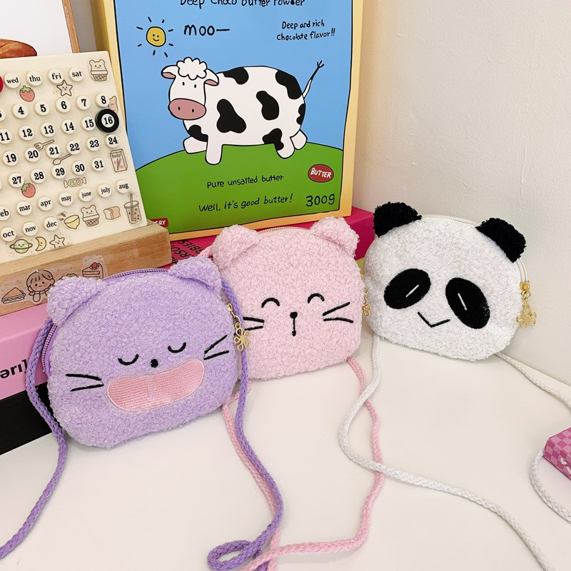 Karikatür Kedi Panda Peluş omu - Kids Outdoor Backpack incelemesi ve fiyatı