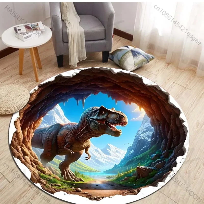 HD 3D Dinozor Baskı Yuvarlak H - Kids Outdoor Chair incelemesi ve fiyatı
