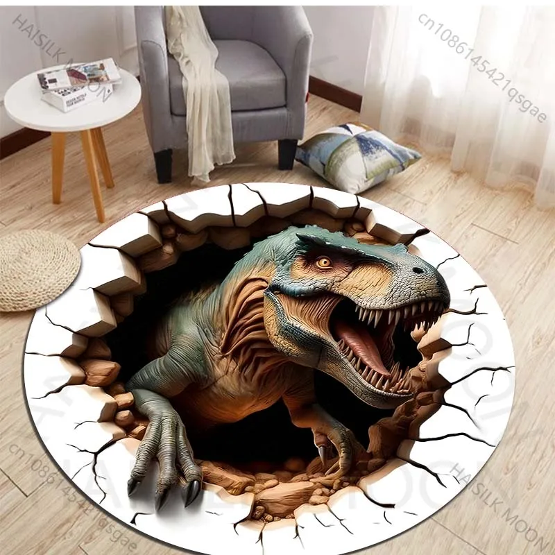 HD 3D Dinozor Baskı Yuvarlak H - Kids Outdoor Chair incelemesi ve fiyatı