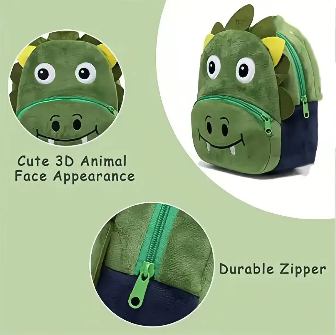 Yeni 3D Çizgi Film Hayvan Pelu - Kids Outdoor Backpack incelemesi ve fiyatı