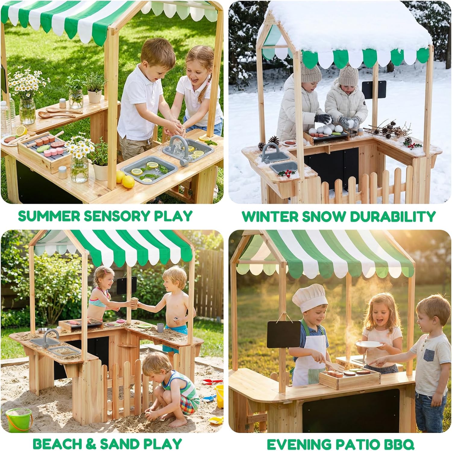 Çocuklar İçin Açık Hava Oyun E - Kids Outdoor Mud Kitchen incelemesi ve fiyatı