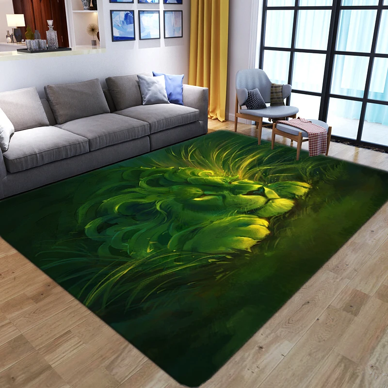 Karikatür Hayvan Aslan 3D Halı - Kids Outdoor Floor Cushions incelemesi ve fiyatı