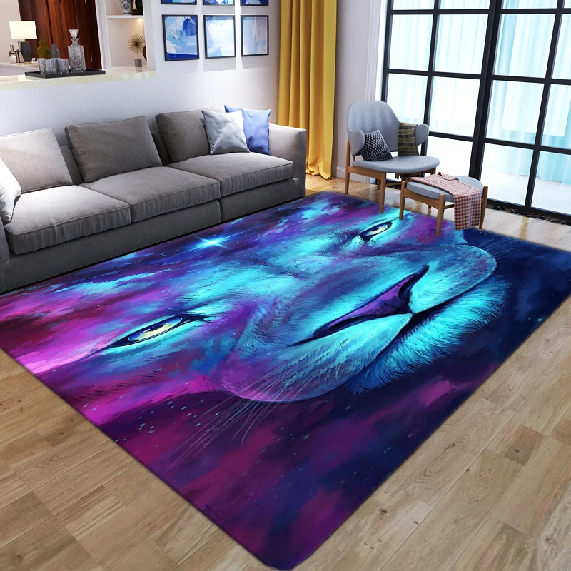 Karikatür Hayvan Aslan 3D Halı - Kids Outdoor Floor Cushions incelemesi ve fiyatı