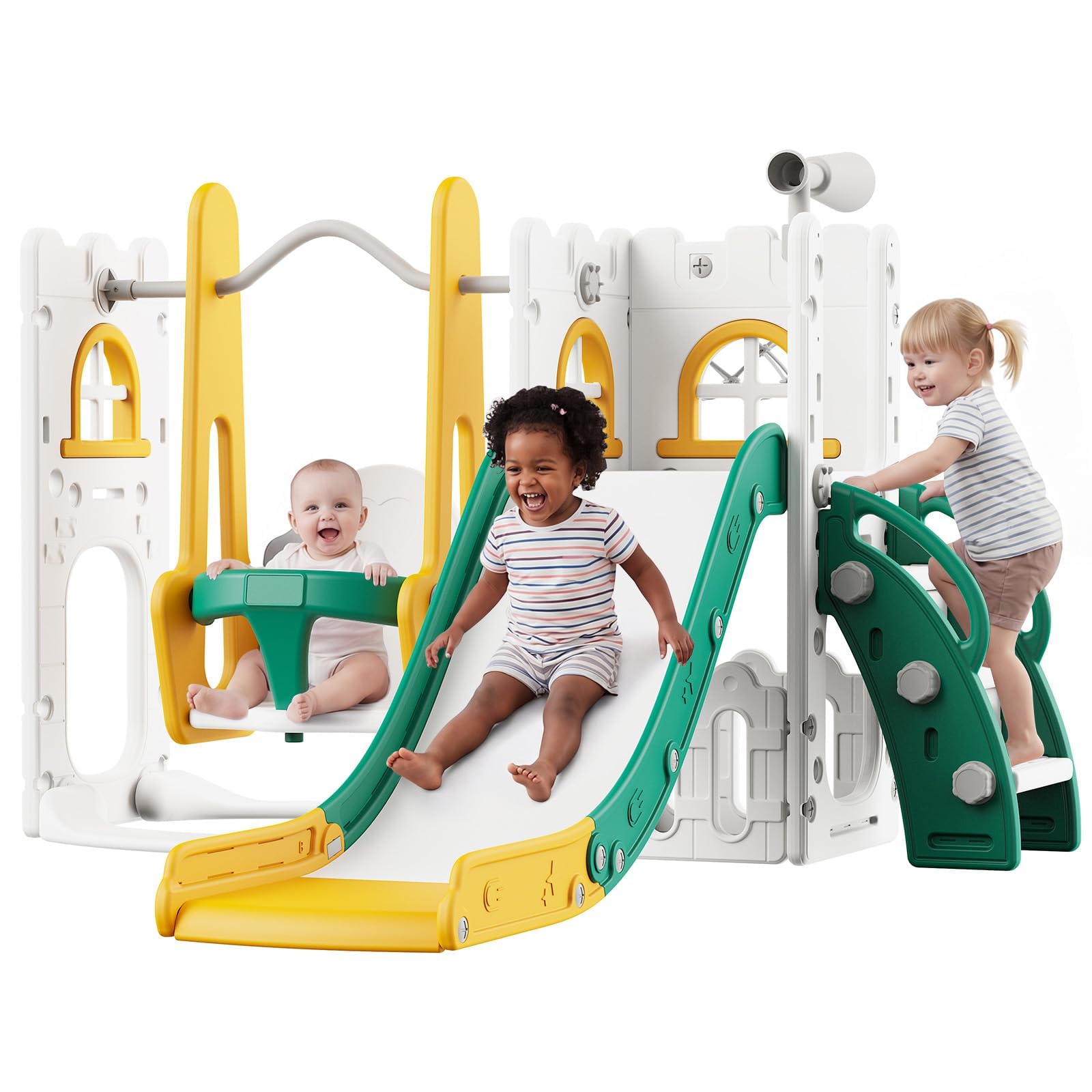 7'si 1 Arada Çocuk Kaydırağı v - Kids Outdoor Climber incelemesi ve fiyatı