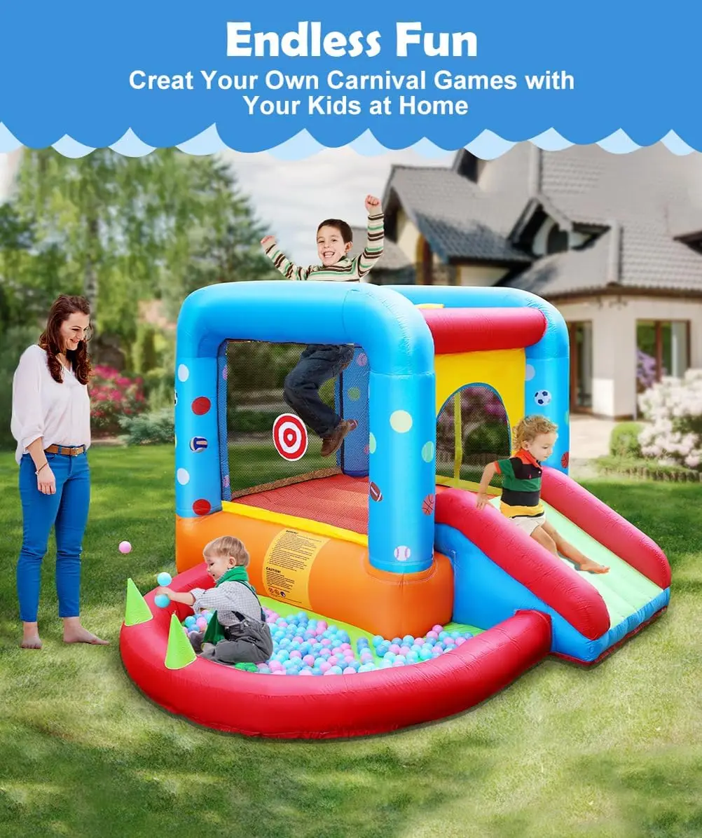 Step4Fun Şişme Oyun Evi, Çocuk - Kids Outdoor Jump House incelemesi ve fiyatı