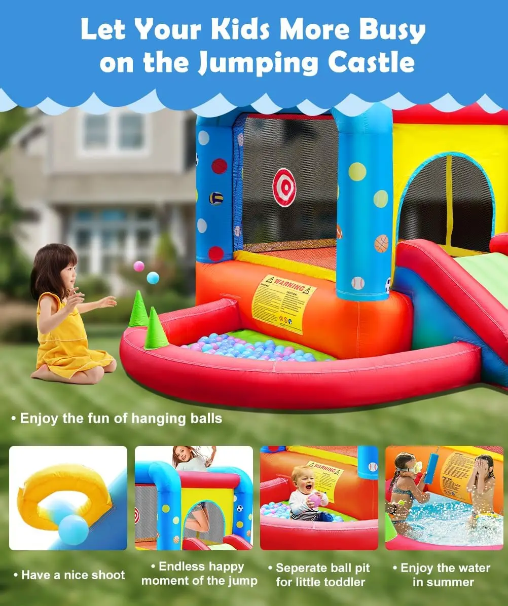 Step4Fun Şişme Oyun Evi, Çocuk - Kids Outdoor Jump House incelemesi ve fiyatı