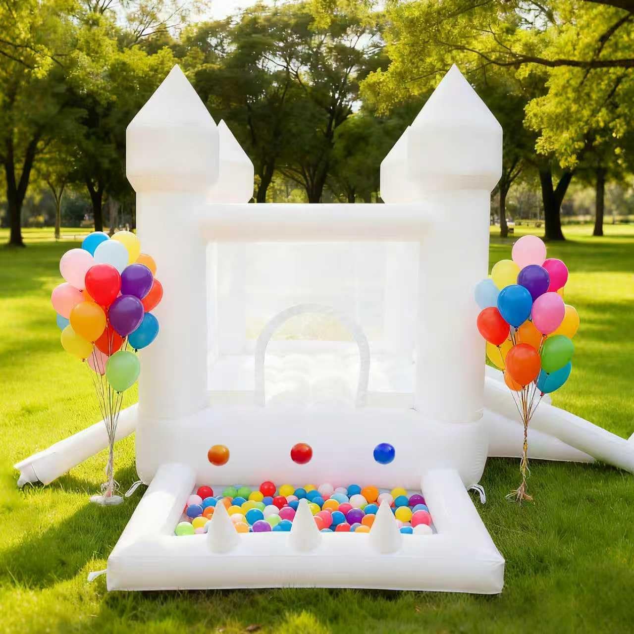Beyaz Zıplama Evi, İç ve Dış M - Kids Outdoor House incelemesi ve fiyatı