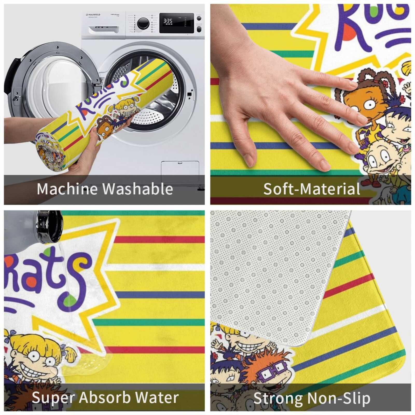 90'lar TV Şovu Halı Paspas Yas - Kids Outdoor Floor Cushions incelemesi ve fiyatı