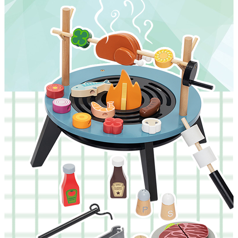 Ahşap Barbekü Oyun Seti, Çocuk - Kids Outdoor Grill incelemesi ve fiyatı