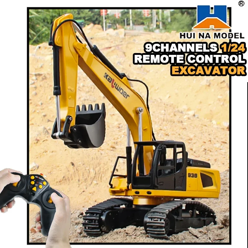 Huina Rc Ekskavatör 1/24 9Ch U - Kids Outdoor Digger incelemesi ve fiyatı