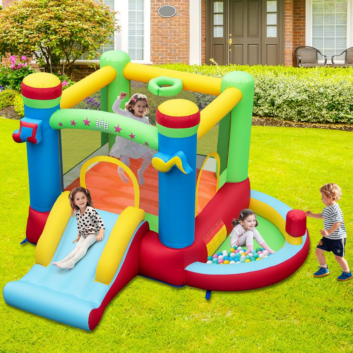 Top Havuzlu Şişme Oyun Evi, 3- - Kids Outdoor Jump House incelemesi ve fiyatı