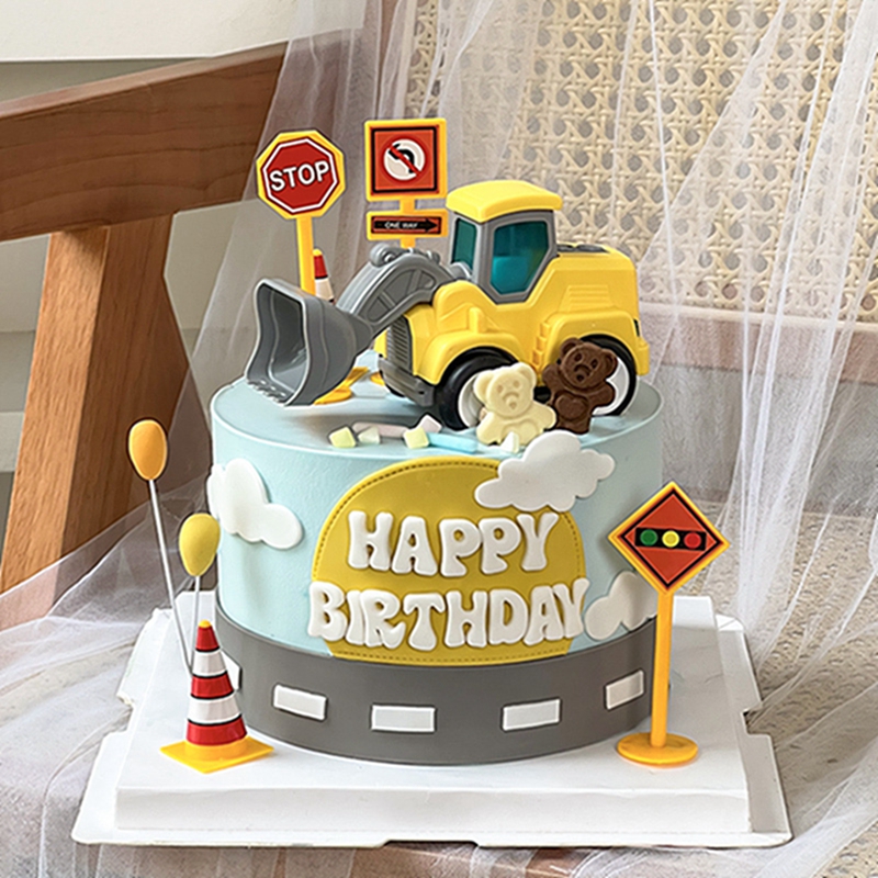 Inşaat Kek Toppers Doğum Günü  - Kids Outdoor Digger incelemesi ve fiyatı