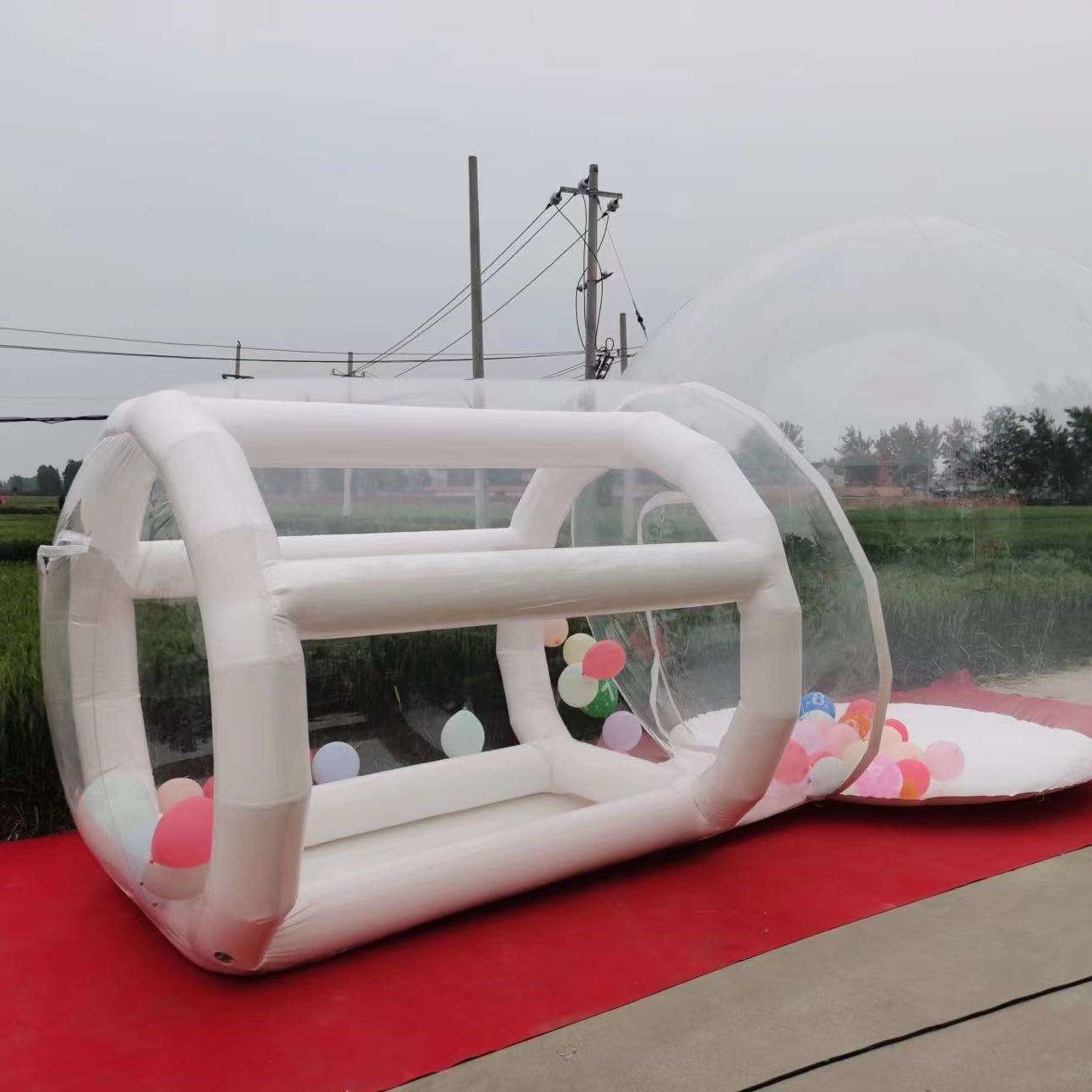 Açık Hava Beyaz PVC Şişme Zıpl - Kids Outdoor Jump House incelemesi ve fiyatı