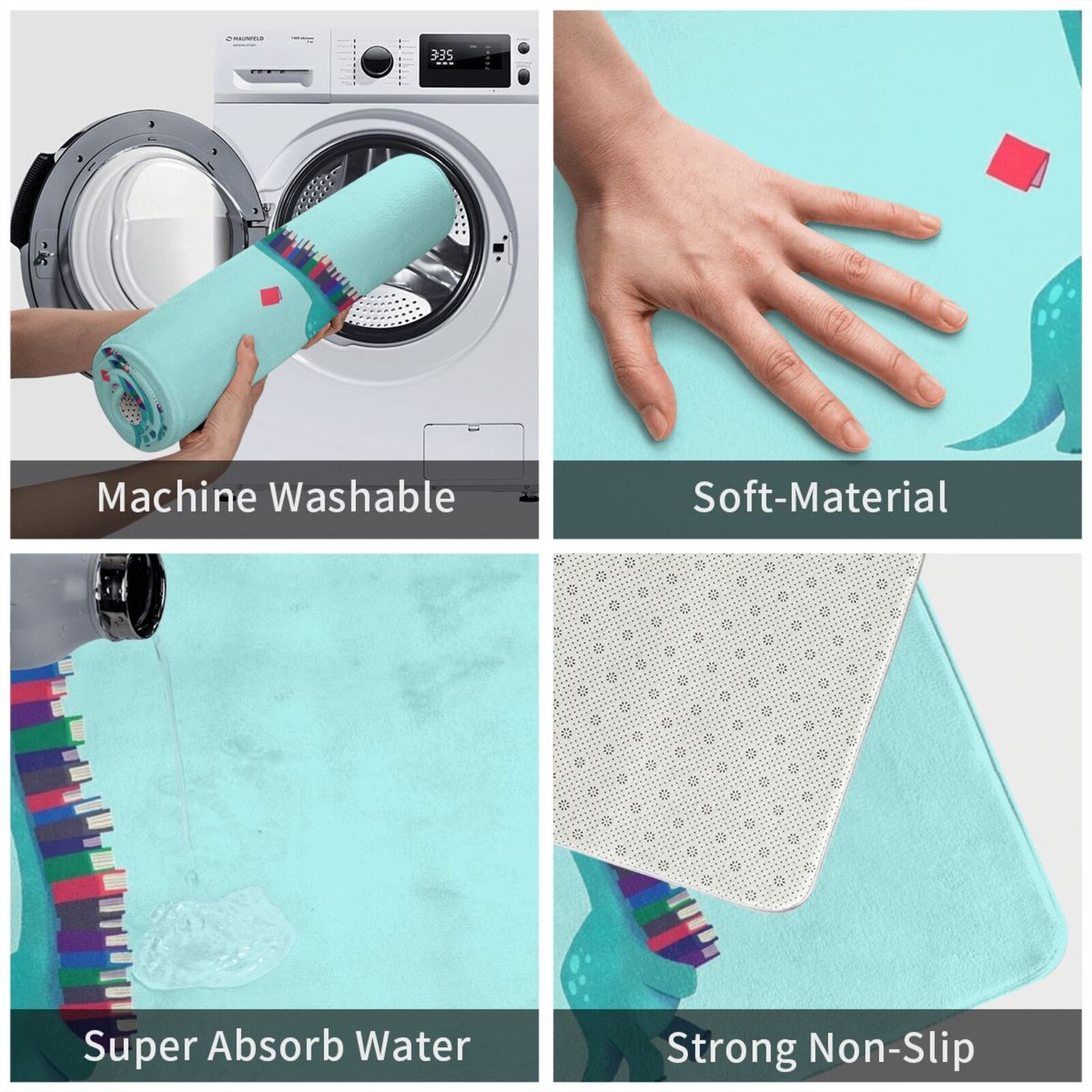 Dinozor Kitap Halı Mat Halı Ya - Kids Outdoor Floor Cushions incelemesi ve fiyatı