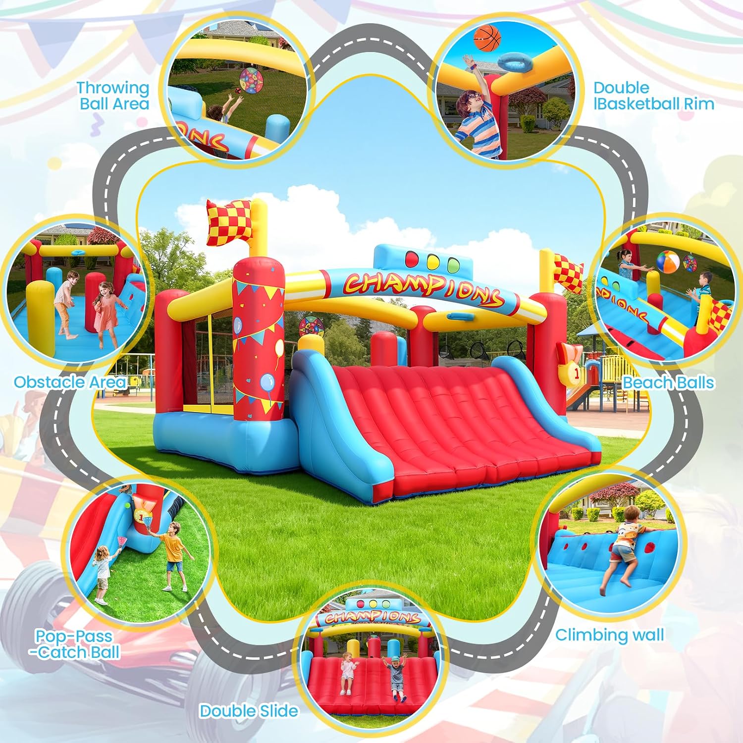 Büyük Çocuklar İçin Büyük Şişm - Kids Outdoor House incelemesi ve fiyatı