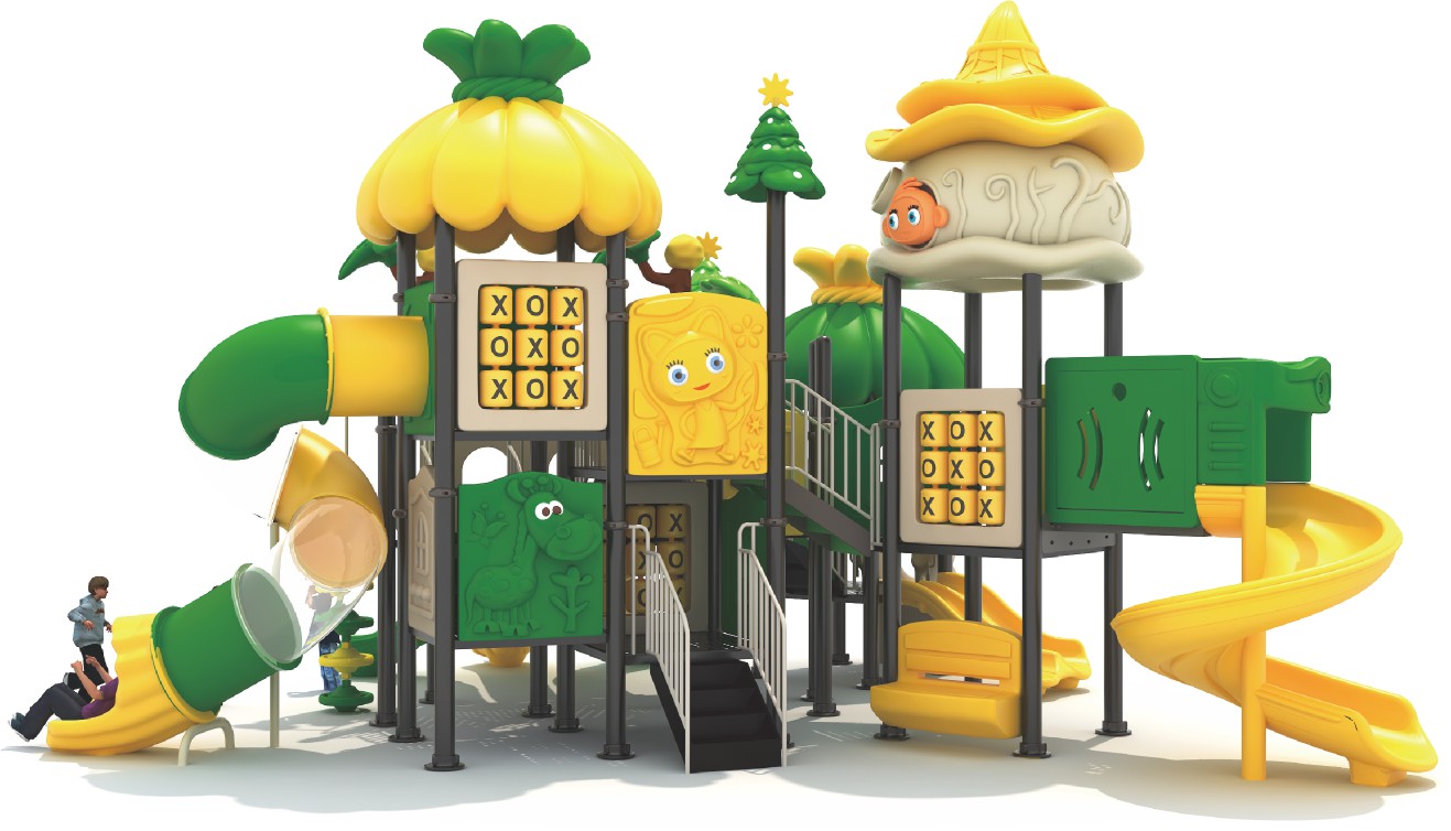 Orman Temalı Bahçe Açık Hava O - Kids Outdoor Jungle Gym With Slide incelemesi ve fiyatı