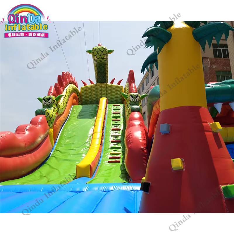 17*11m Büyük Şişme Kale, Çocuk - Kids Outdoor Jump House incelemesi ve fiyatı