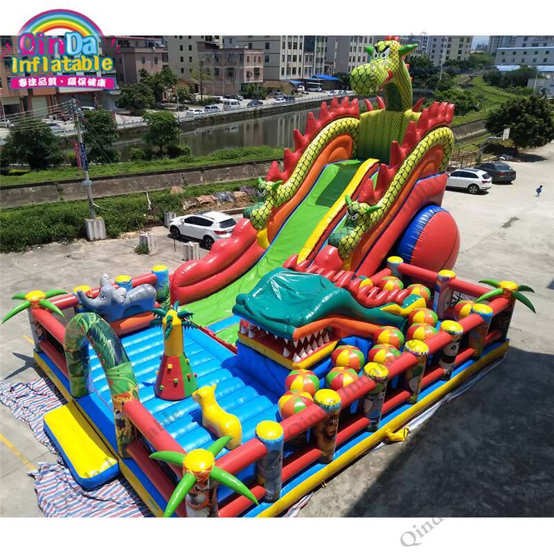 17*11m Büyük Şişme Kale, Çocuk - Kids Outdoor Jump House incelemesi ve fiyatı